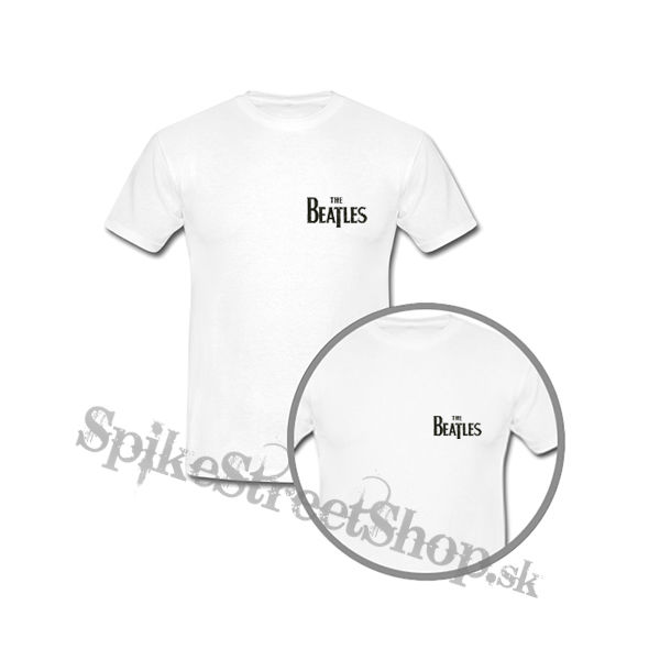 BEATLES - Logo Vintage - biele detské tričko