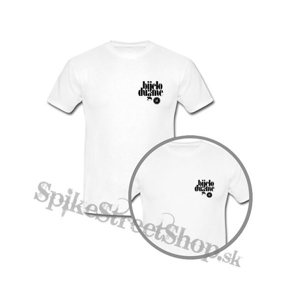 BIJELO DUGME - Logo Crest - biele detské tričko