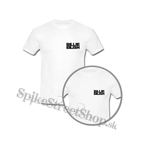 BILLIE EILISH - Logo Bold - biele detské tričko