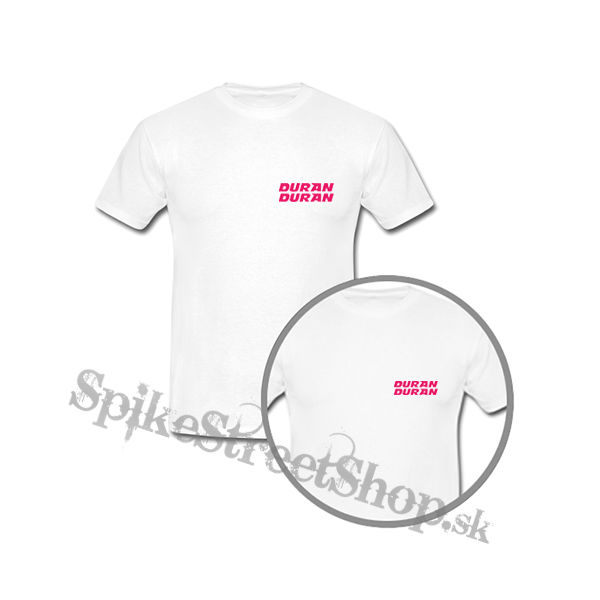 DURAN DURAN - Pink Logo - biele detské tričko