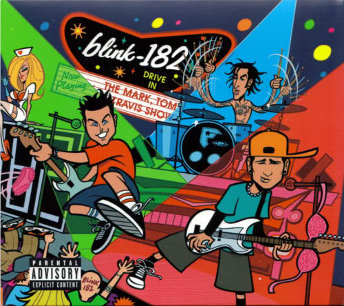 BLINK 182 - Mark,Tom And Travis Show - chrbtová nášivka