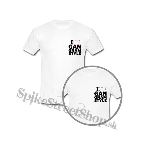 I LOVE GANGNAM STYLE - biele detské tričko
