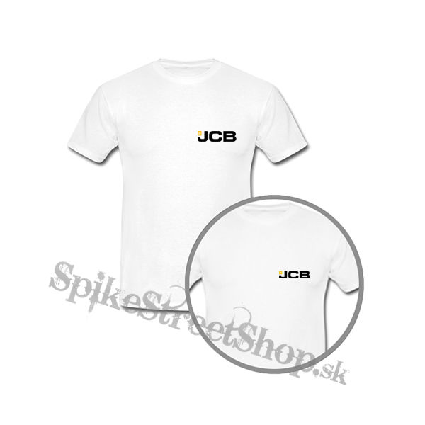 JCB - Logo - biele detské tričko