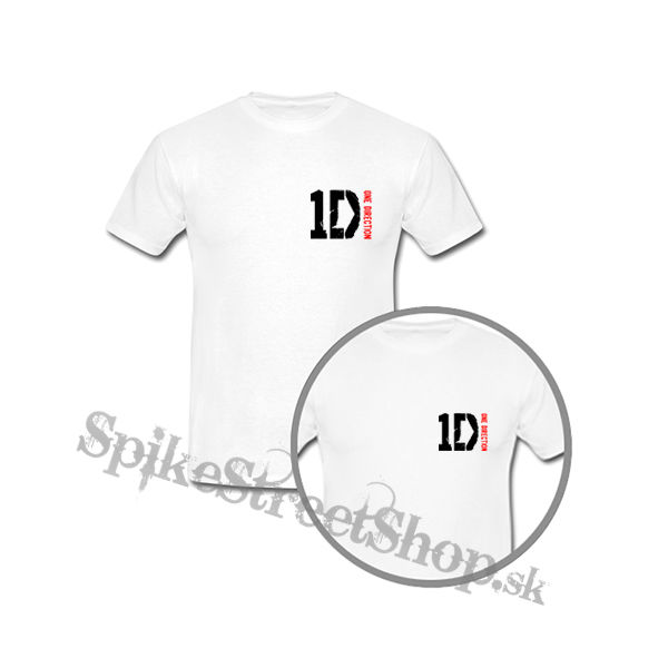 ONE DIRECTION - Red Logo - biele detské tričko