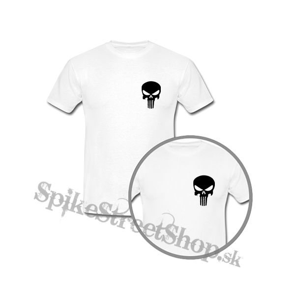PUNISHER - Skull - biele detské tričko