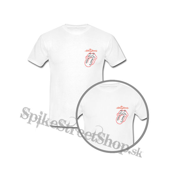 ROLLING STONES - Custom Tongue - biele detské tričko