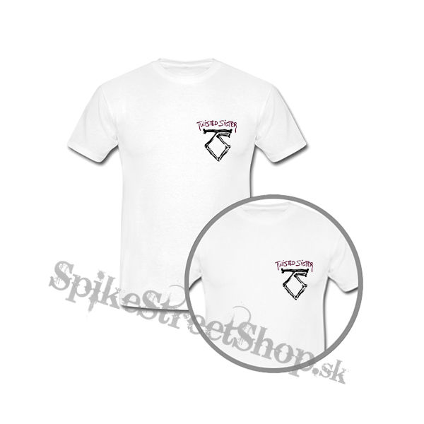 TWISTED SISTER - Logo - biele detské tričko