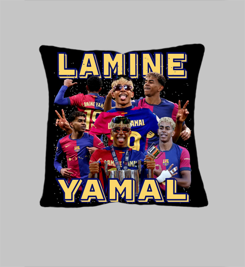 LAMINE YAMAL - Collage Poster - vankúš