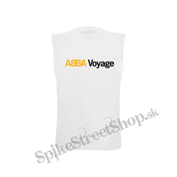ABBA - Voyage - biele pánske tričko bez rukávov