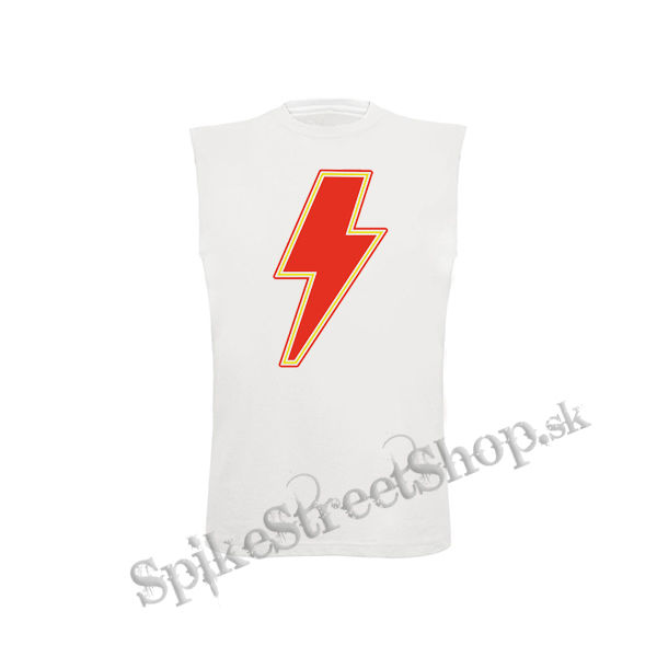 ACDC - Power Up Sign Crest - biele pánske tričko bez rukávov