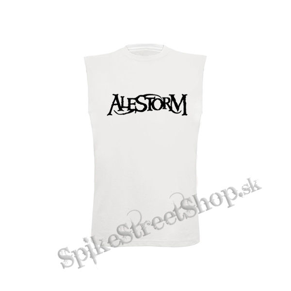 ALESTORM - Logo - biele pánske tričko bez rukávov