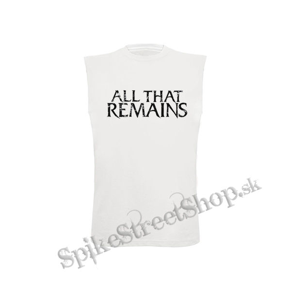 ALL THAT REMAINS - Logo - biele pánske tričko bez rukávov
