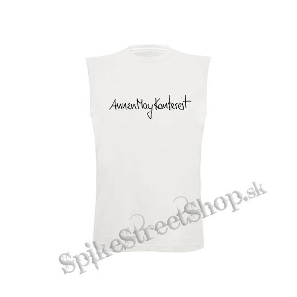 ANNENMAIKANTEREIT - Logo - biele pánske tričko bez rukávov