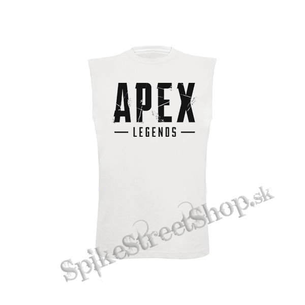 APEX LEGENDS - Logo - biele pánske tričko bez rukávov