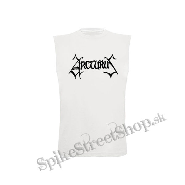 ARCTURUS - Logo - biele pánske tričko bez rukávov