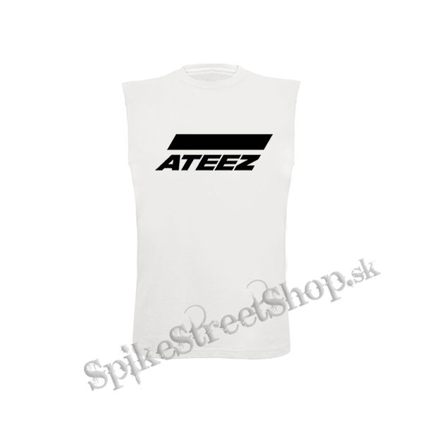 ATEEZ - Logo - biele pánske tričko bez rukávov