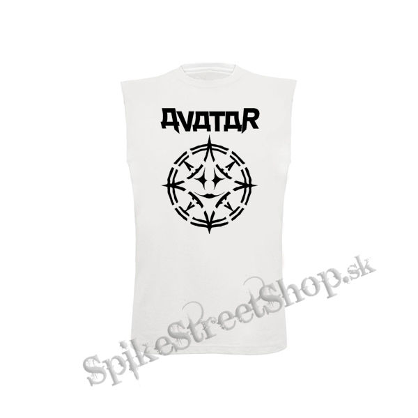 AVATAR - Logo Crest - biele pánske tričko bez rukávov