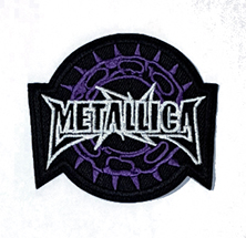 METALLICA - Circle Logo Purple - nažehlovacia nášivka