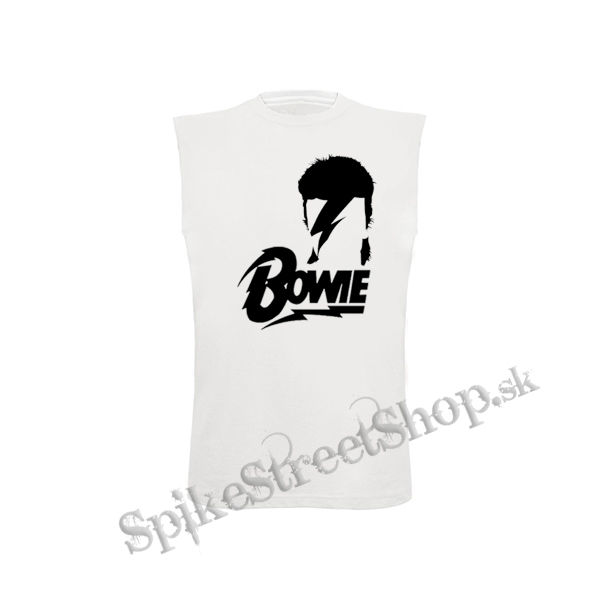 DAVID BOWIE - Portrait Symbol - biele pánske tričko bez rukávov