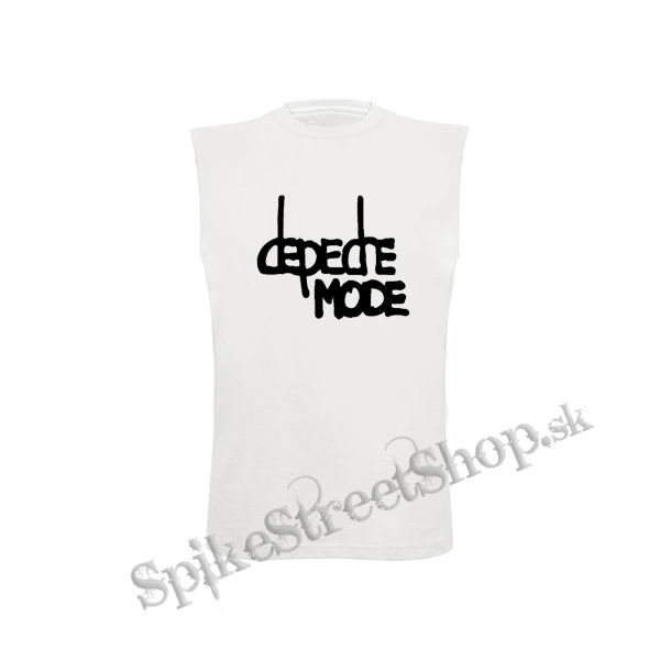 DEPECHE MODE - Logo People Are People - biele pánske tričko bez rukávov