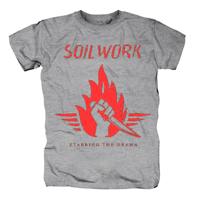 SOILWORK - Stabbing The Drama - sivé pánske tričko