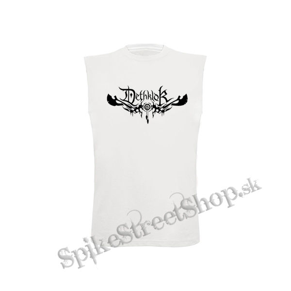 DETHKLOK - Logo - biele pánske tričko bez rukávov