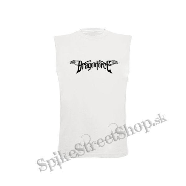 DRAGONFORCE - Logo - biele pánske tričko bez rukávov