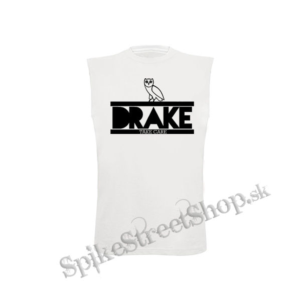 DRAKE - Take Care - biele pánske tričko bez rukávov