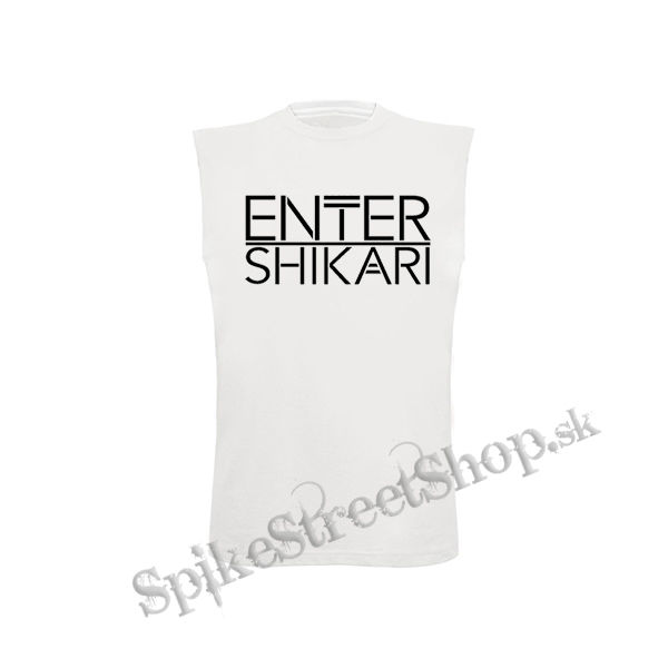 ENTER SHIKARI - Logo - biele pánske tričko bez rukávov