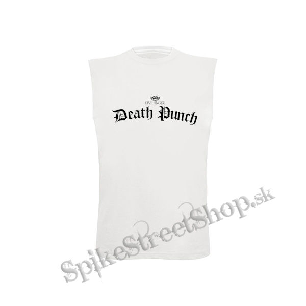 FIVE FINGER DEATH PUNCH - biele pánske tričko bez rukávov