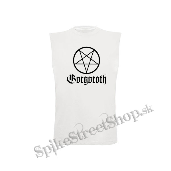 GORGOROTH - Logo Pentagram - biele pánske tričko bez rukávov