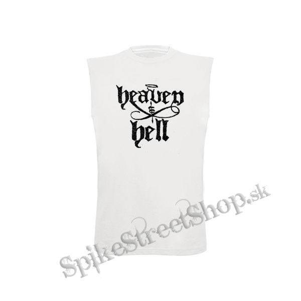 HEAVEN & HELL - Logo - biele pánske tričko bez rukávov