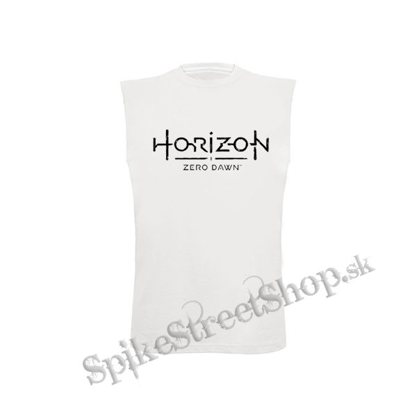 HORIZON ZERO DAWN - Logo - biele pánske tričko bez rukávov