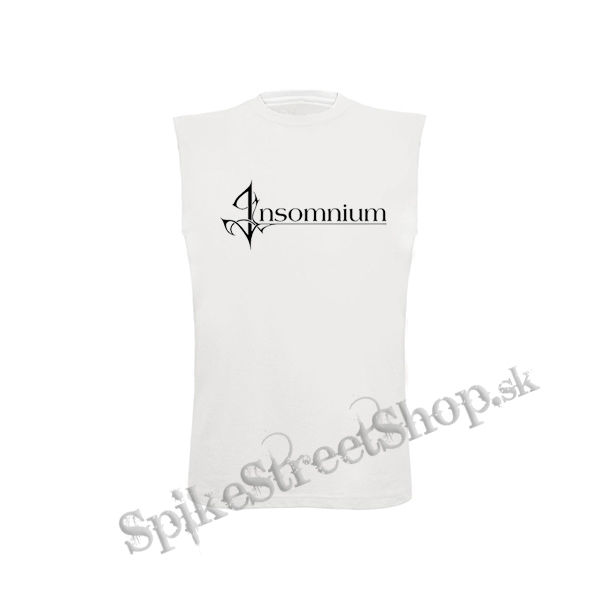 INSOMNIUM - Logo - biele pánske tričko bez rukávov