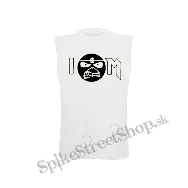 IRON MAIDEN - I Love Iron Maiden Black Eddie - biele pánske tričko bez rukávov