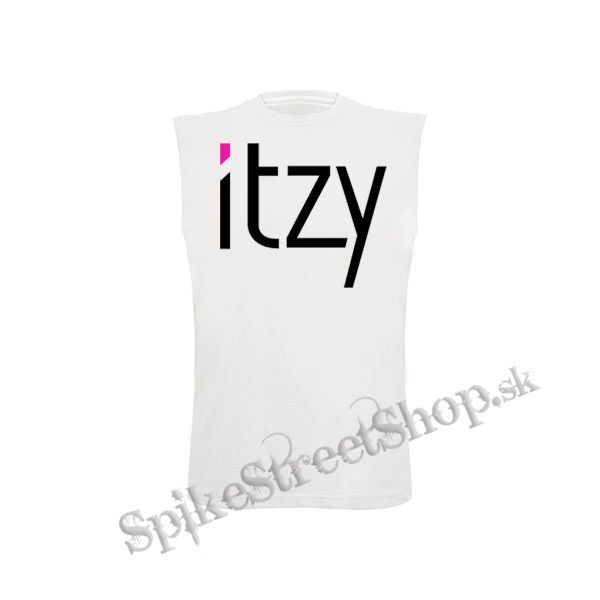 ITZY - Logo - biele pánske tričko bez rukávov