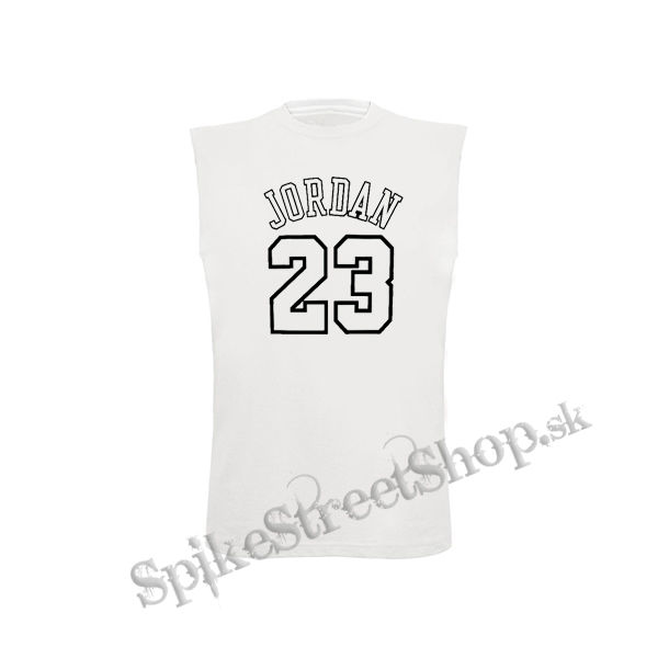 JORDAN 23 - Logo  Motive 2 - biele pánske tričko bez rukávov