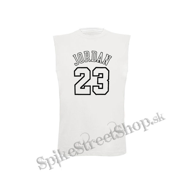 JORDAN 23 - Logo - biele pánske tričko bez rukávov
