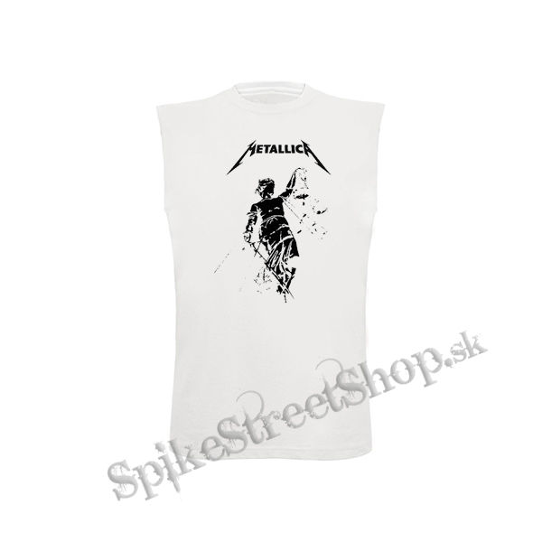 METALLICA - And Justice For All - biele pánske tričko bez rukávov