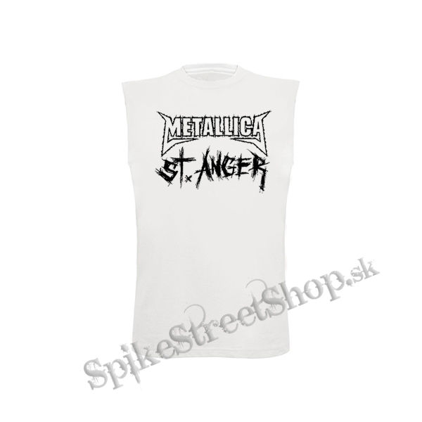METALLICA - St Anger - biele pánske tričko bez rukávov