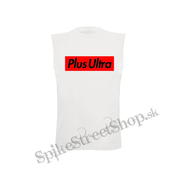 MY HERO ACADEMIA - Plus Ultra Skate Logo - biele pánske tričko bez rukávov