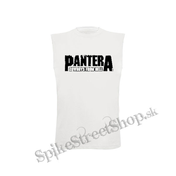 PANTERA - Cowboys From Hell - biele pánske tričko bez rukávov