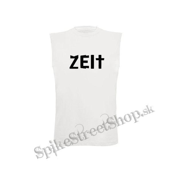 RAMMSTEIN - Zeit Crest - biele pánske tričko bez rukávov