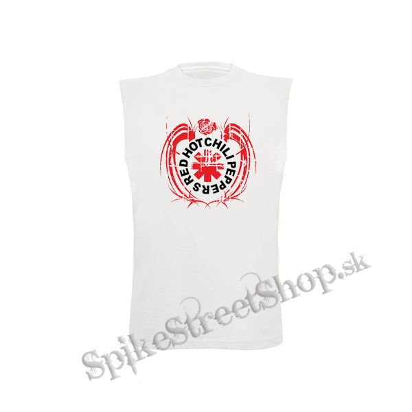 RED HOT CHILI PEPPERS - Wings Logo - biele pánske tričko bez rukávov