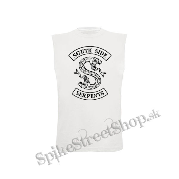 RIVERDALE - Southside Serpents - biele pánske tričko bez rukávov