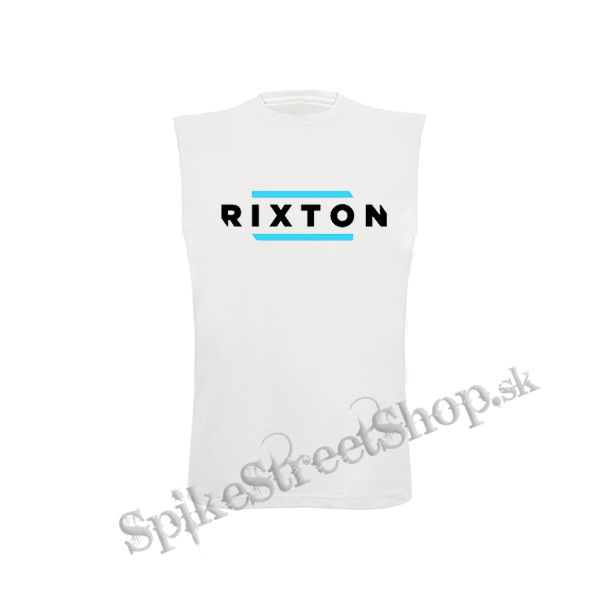 RIXTON - Logo - biele pánske tričko bez rukávov