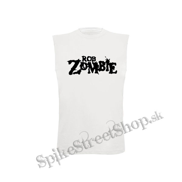 ROB ZOMBIE - Logo - biele pánske tričko bez rukávov