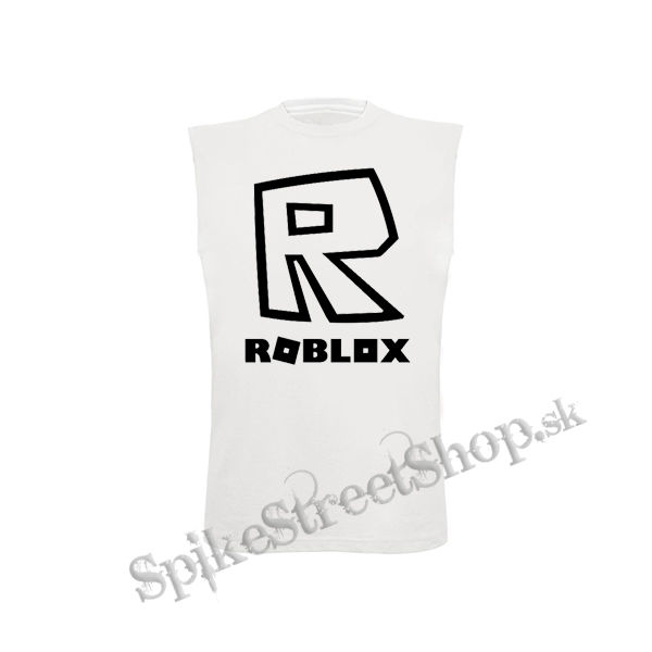ROBLOX - Symbol & Znak - biele pánske tričko bez rukávov