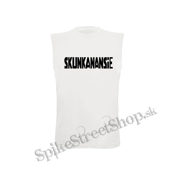 SKUNK ANANSIE - Logo - biele pánske tričko bez rukávov