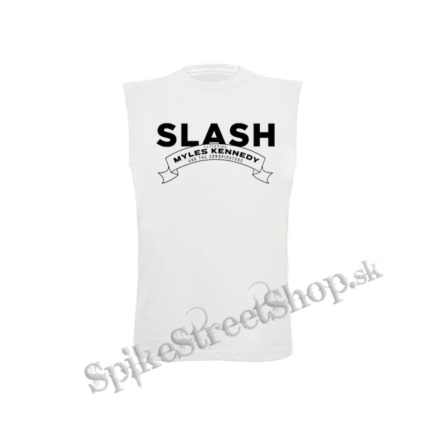 SLASH - Conspirators Myles Kennedy - biele pánske tričko bez rukávov